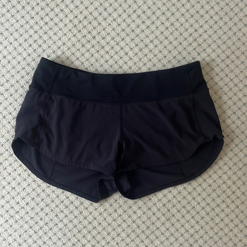 Lululemon black shorts, size 6